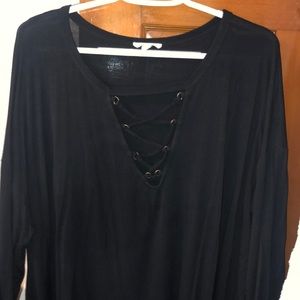 Maurices cross front with side knot